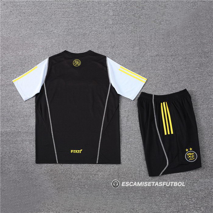 Chandal del Argelia Manga Corta 23-24 Negro - Pantalon Corto